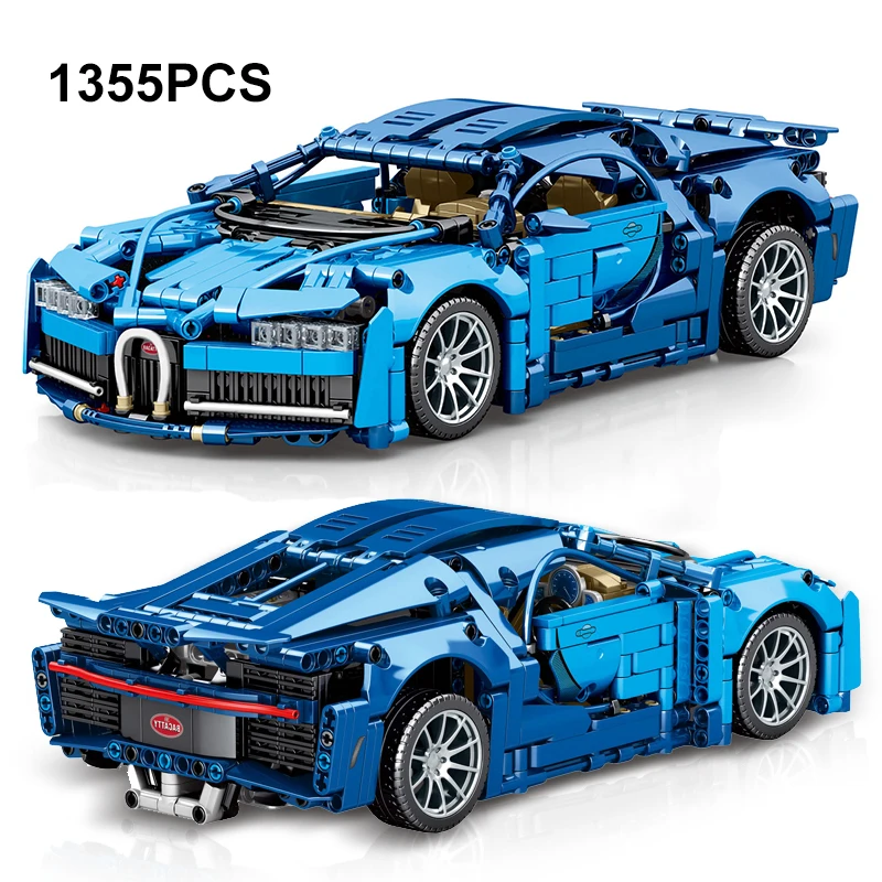 Model Kit Lamborghini - Kreative technische Bugattied Sport Rennwagen Bausteine