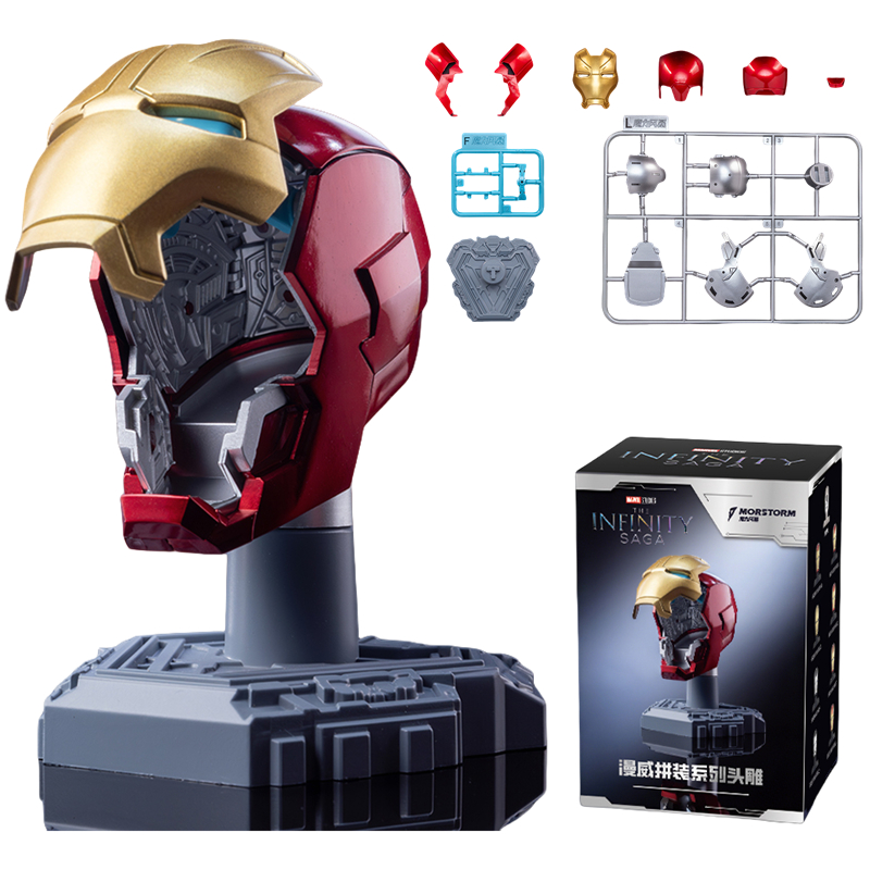 Model Kit Iron Man Mark 50 - Original Iron Man Helmmaske 9 Stile