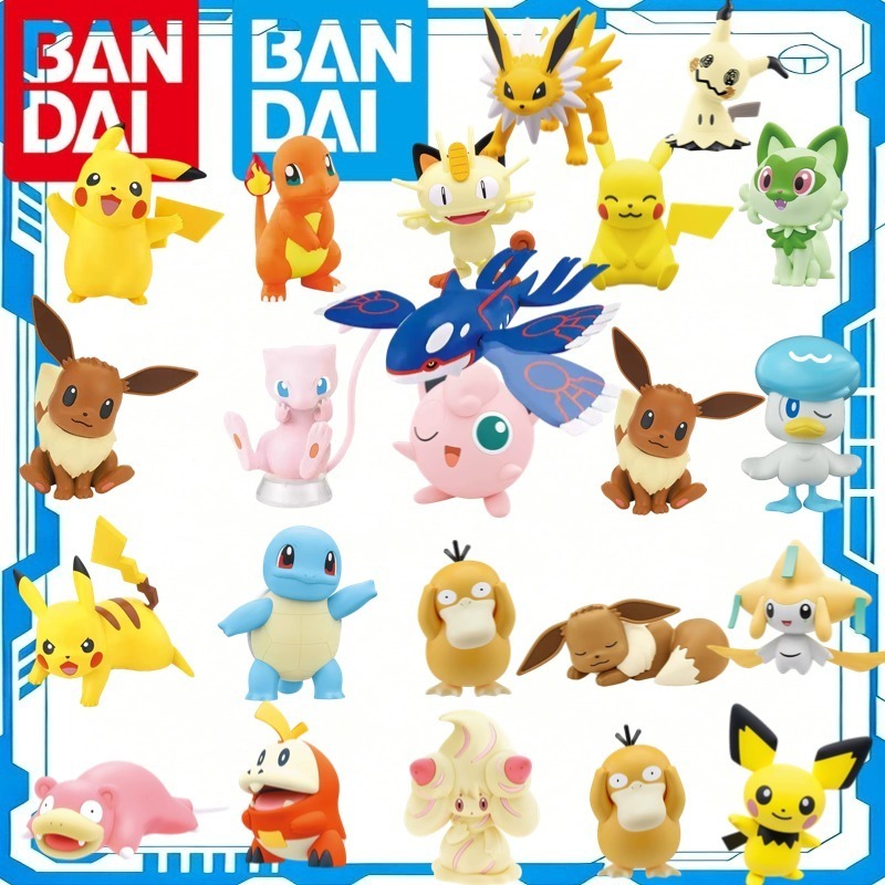Model Kit Quick Pikachu - Original Bandai Pokemon Plamo Quick Meowth