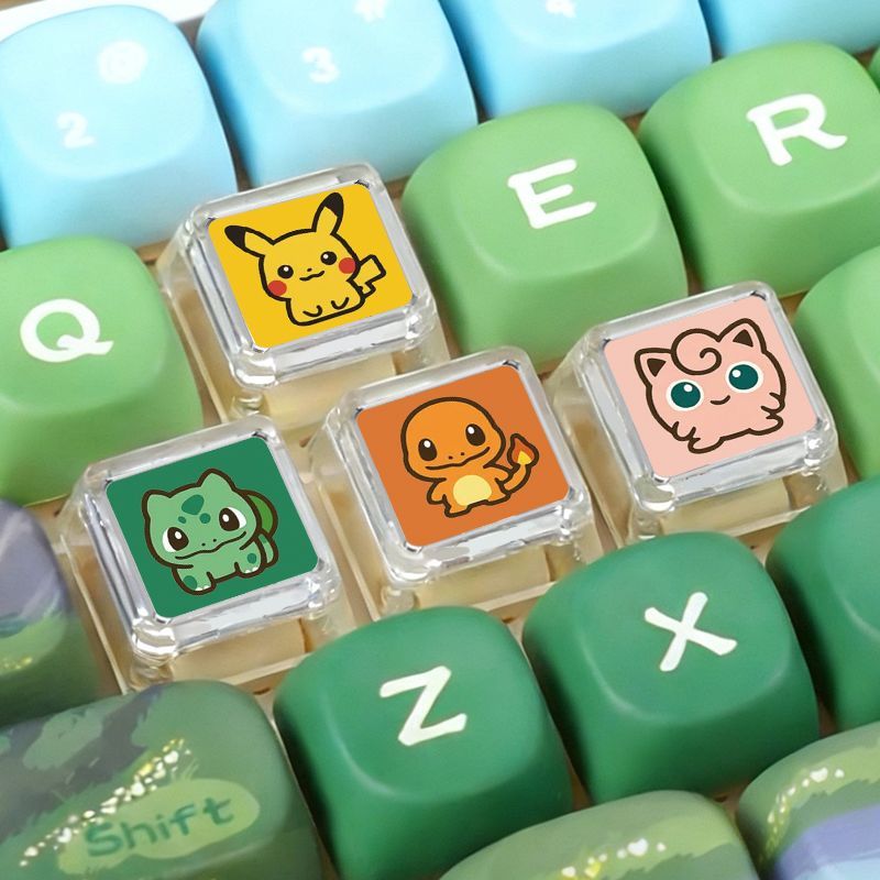 Model Kit Pokemon - Pokémon Cross Axle Mechanische Tastatur Tastenbeleuchtung