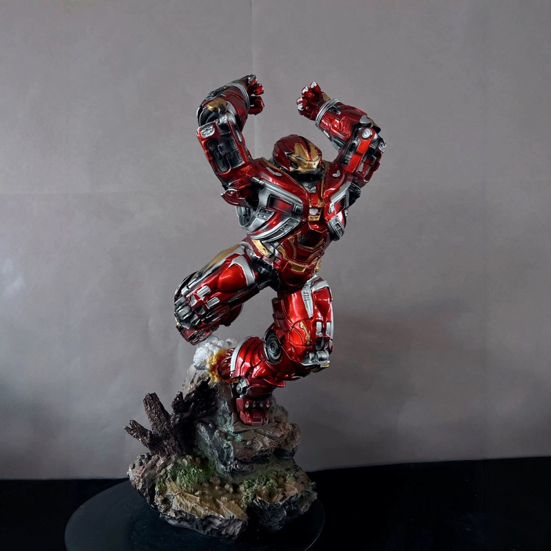 Model Kit Iron Man Mark 50 - Hulkbuster 50cm Große Freistehende Power Pose