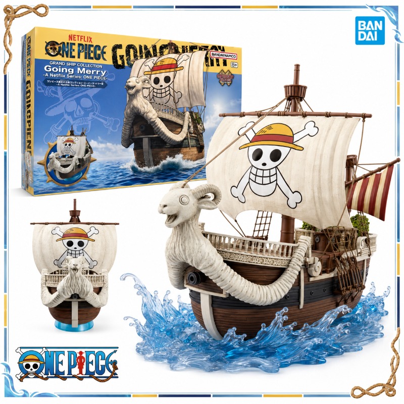 Model Kit One Piece Going Merry - Bandai Original One Piece Netflix-Serie Grand