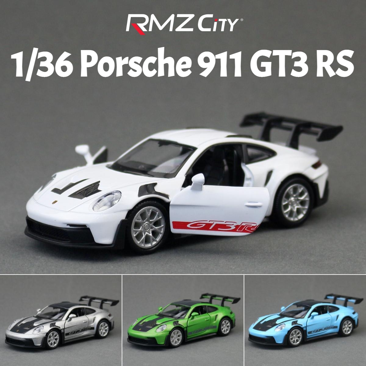 Model Kit Porsche 911 - 1/36 Porsche 911 GT3 RS Spielzeugautomodell