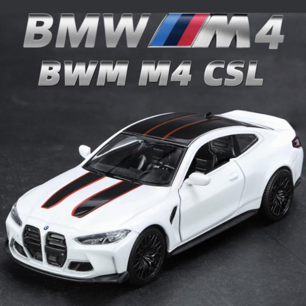 Model Kit Porsche 911 - 1/36 BMW M4 CSL Legierung Spielzeug