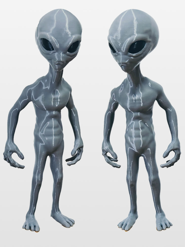 Model Kit Ufo - 2025 Neue Roswell UFO Grau Alien