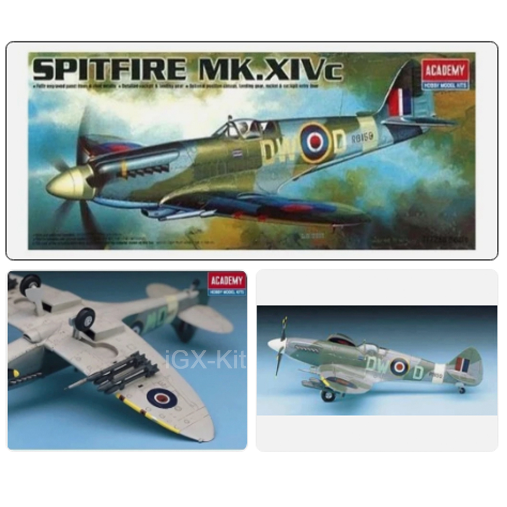 Model Kit Spitfire - Academy 12484 1:72 Maßstab Britischer Spitfire