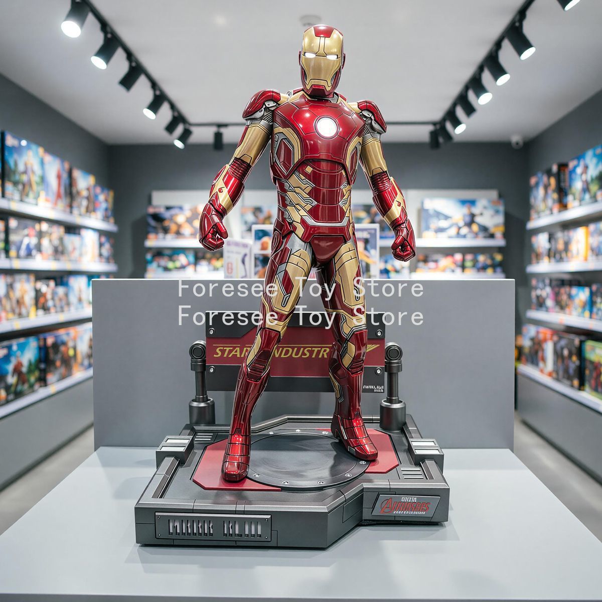 Neue 45cm Marvel Legends Iron  – Model Kit Iron Man Mark 50 Bewertung und Preis