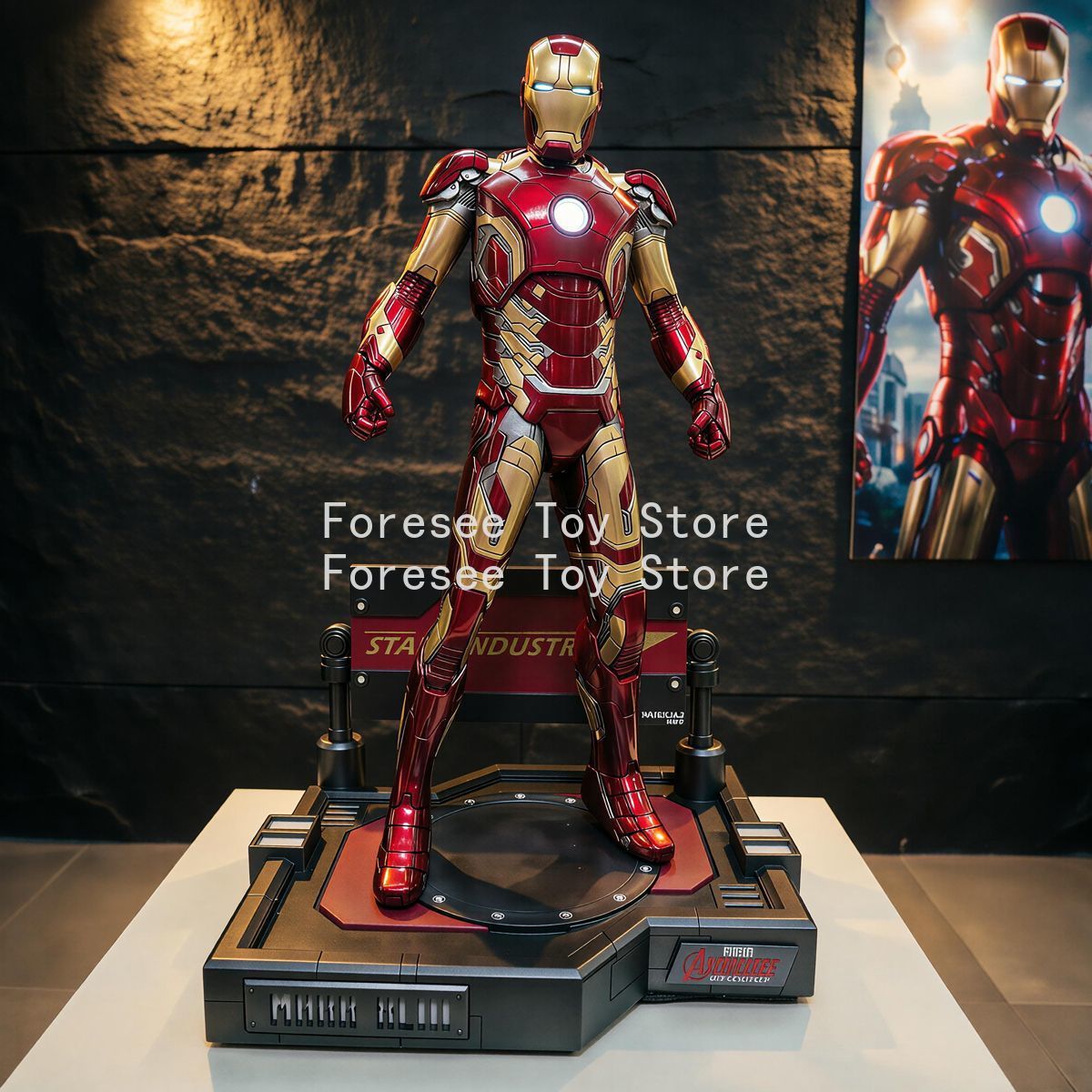 Neue 45cm Marvel Legends Iron  – Model Kit Iron Man Mark 50 Bewertung und Preis
