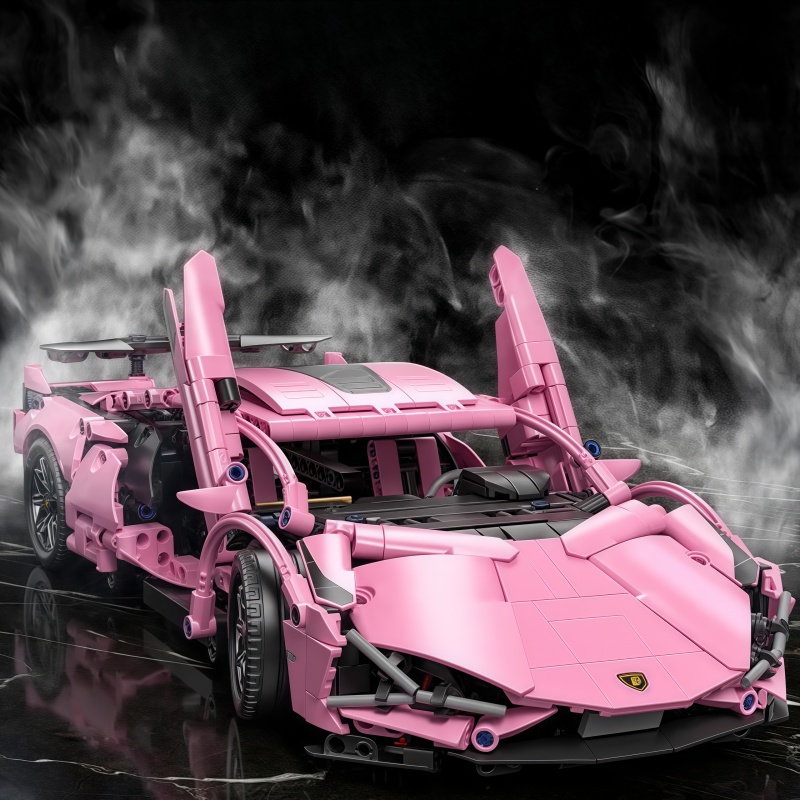 1296 + PCS Technische Rosa Lam – Model Kit Lamborghini Bewertung und Preis