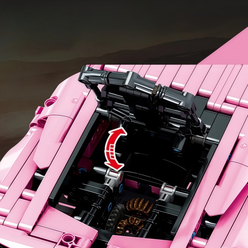 1296 + PCS Technische Rosa Lam – Model Kit Lamborghini Bewertung und Preis