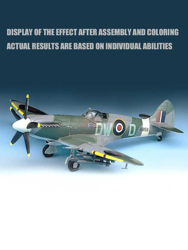 Zusammengebauter Flugzeugmodel – Model Kit Spitfire Bewertung und Preis